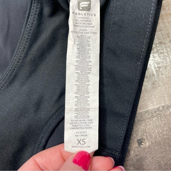 Fabletics Black High Impact Sports Bra size XS - Picture 7 of 10